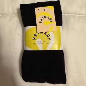 Primary Seamless Black Tights NEW